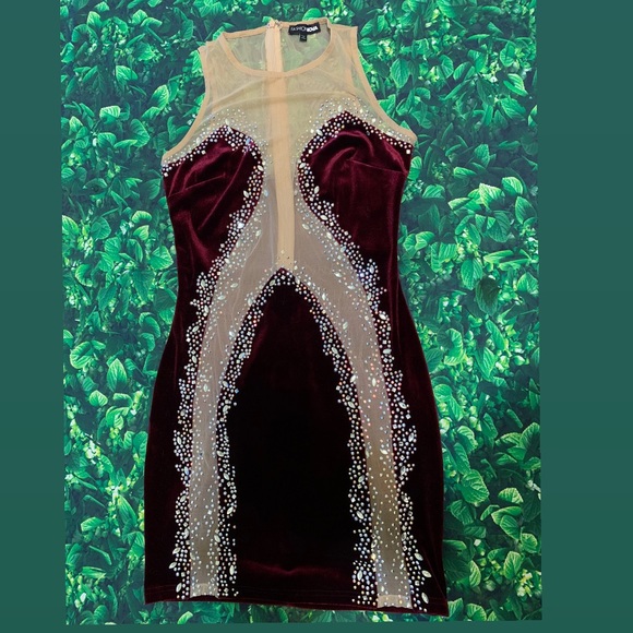 Velvet Mini Dress - Picture 4 of 5